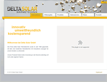 Tablet Screenshot of deltasolar.ch